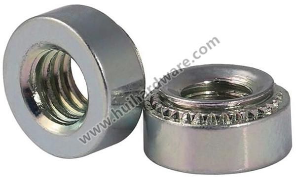 Self-Clinching Nuts with Environmental Blue Zinc