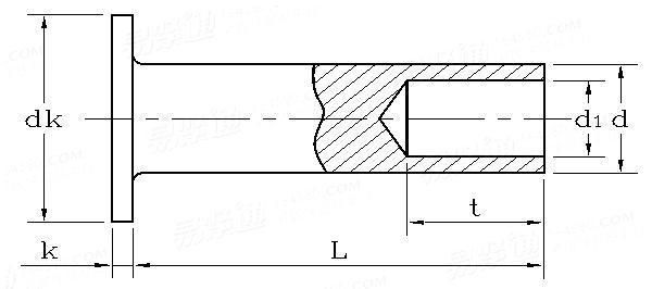 Carbon Steel Flat Head Semi Tubular Rivet for Brake and Clutch Lining Rivets