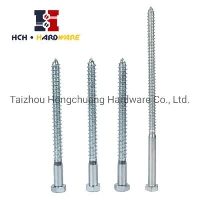 Steel Zinc Plated Hex Head Wood Screw Tornillos PARA Madera