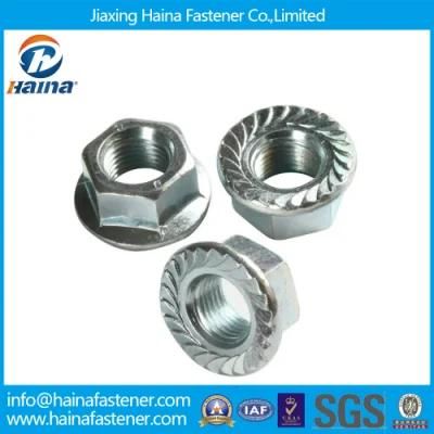 Hex Head Flange Nuts Prevent Rotation M20