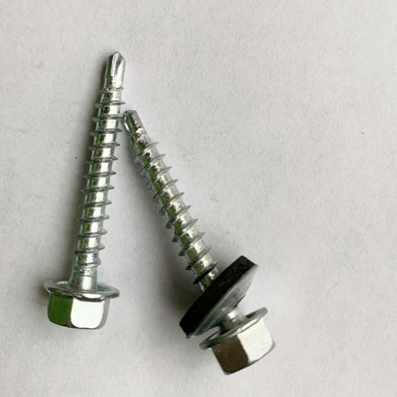 C1022A Hex Flange Head Zinc Self-Drilling Screw