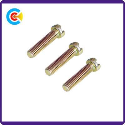 GB/DIN/JIS/ANSI Carbon-Steel/Stainless-Steel 4.8/8.8/10.9 Galvanized Cross Head Screw for Building Machinery/Industry