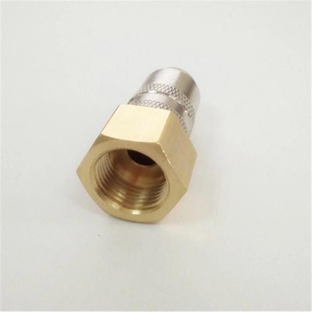 Brass Threaded Insert Quick Release Couplings for Injection Mold Parts