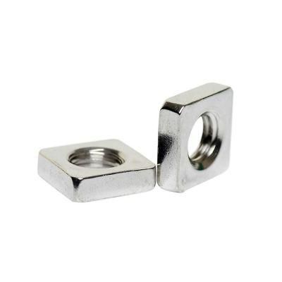 Factory Promotionstainless Steel Carbon Steel DIN557 Square Nut M8 Square Nut 8mm Square Nut