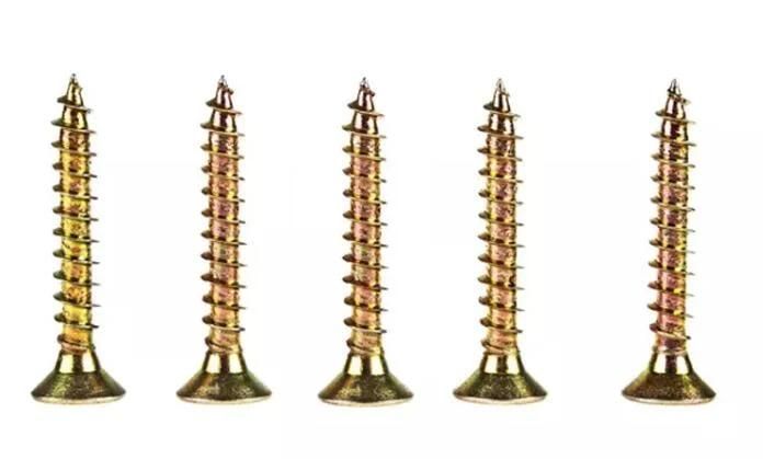China DIN7505 MDF Fiberboard Screw/Double Pozi Countersunk Tornillos Spax Screws/Chipboard Screw