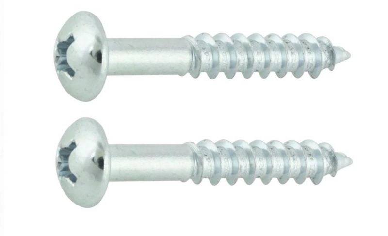 Phillips Round Head Zinc Plated Woodworking Screw