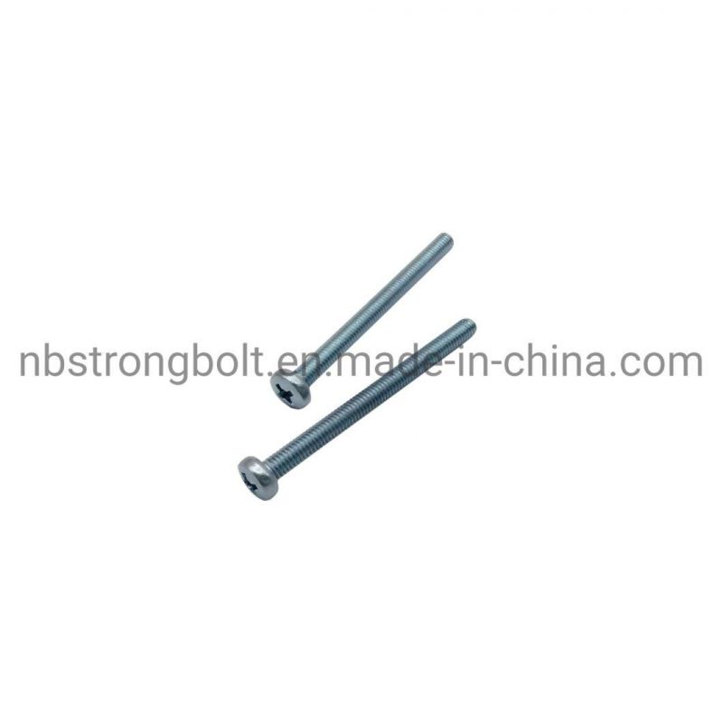 DIN7985 Pz Cross Recessed Raised Cheese Head Screw Zinc