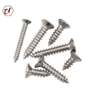304 Stainless Steel Pan Flat Head Self Tapping Screw 316 Self Tapping Screw A4 Self Tapping Screw 316 Self Tapping Screw