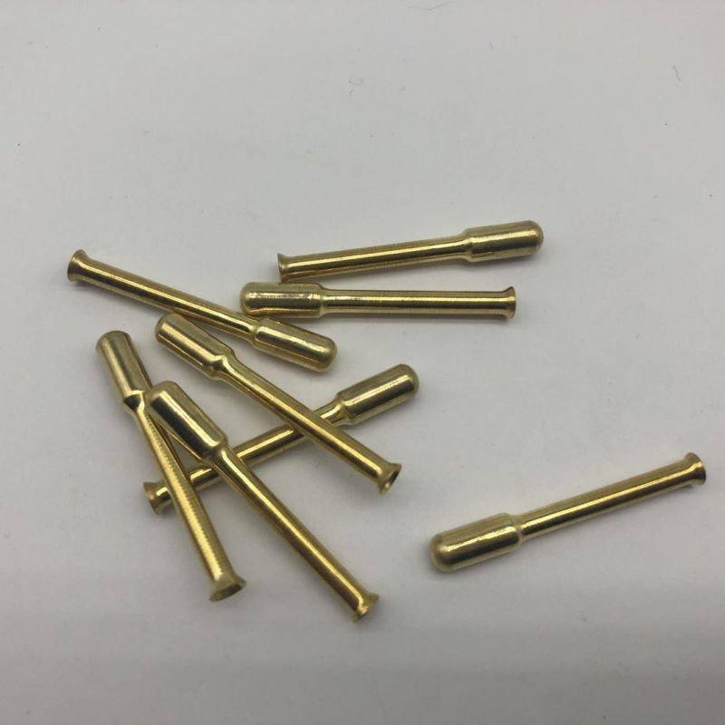 Hollow Rivet for Plug Socket Brass Nickel Plating