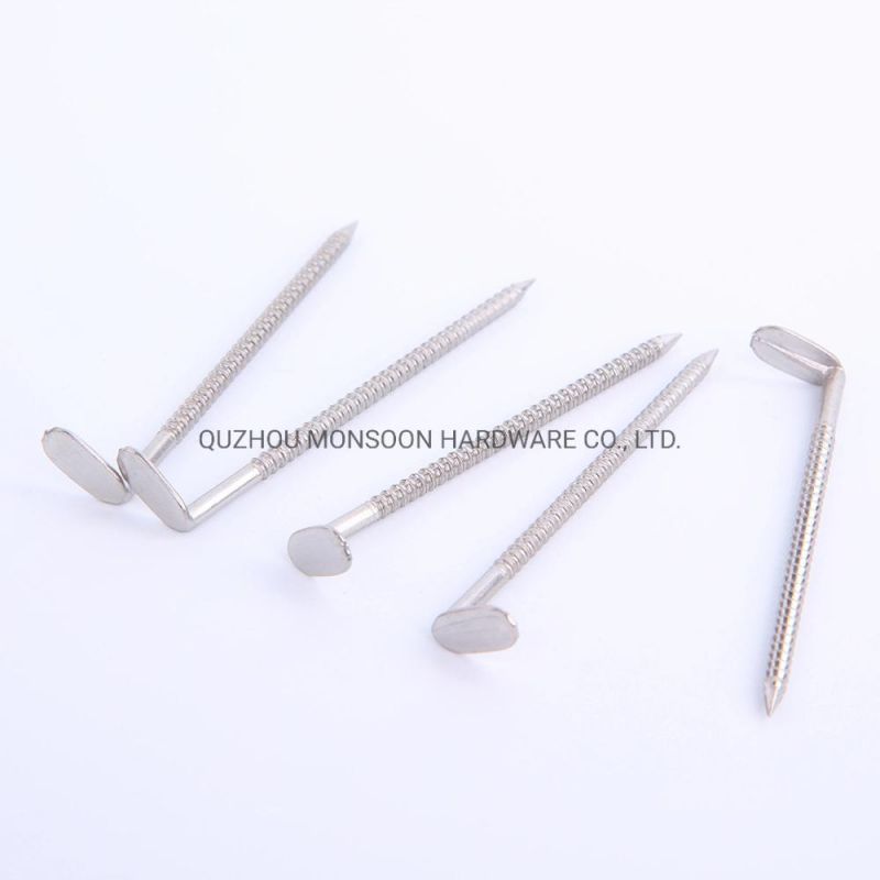 Stainless Steel Right Angle Nails Plain Elbowing Ring Shank Nails