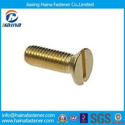 DIN964 M10 Color-Zinc Plated (oval) Countersunk Head Slotted Screw