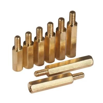 Customized Round Head Brass Hexagon Bolts for Sale