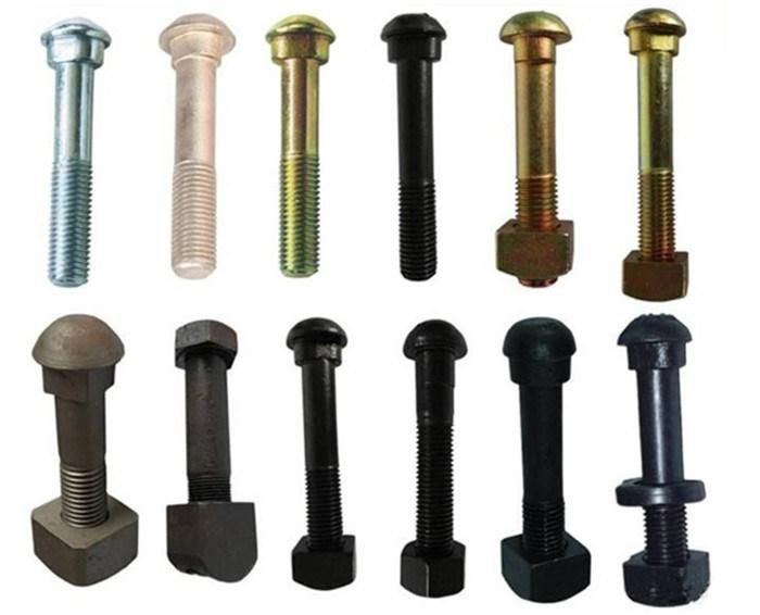 Hot Forging Bolt Carbon Steel Railway Rail Fish