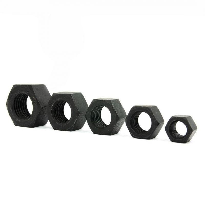 DIN934 Carbon Steel Hex Head Nut Black Color Nut