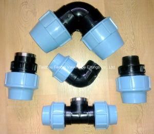 PP Compression Fittings Elbow Connector