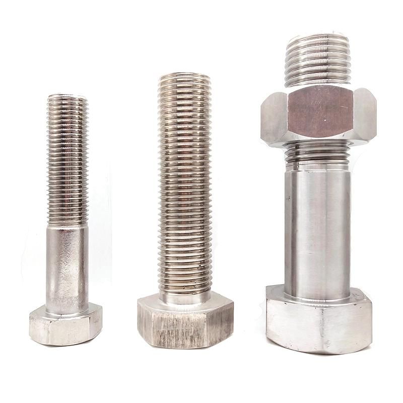 High Quality Custom DIN931 DIN933 DIN934 ANSI Bolt A325 A490 Stainless Steel Full Thread Half Thread Heavy Hex Head Bolts