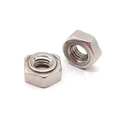 Customized Stainless Steel SS304 SS316 M18 M6 Standard DIN929 Hex Weld Nut