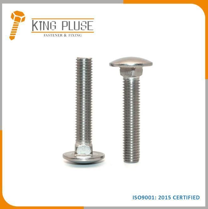DIN603 Grade 4.8 Zinc Plated Carriage Bolt, Galvanzied Metric