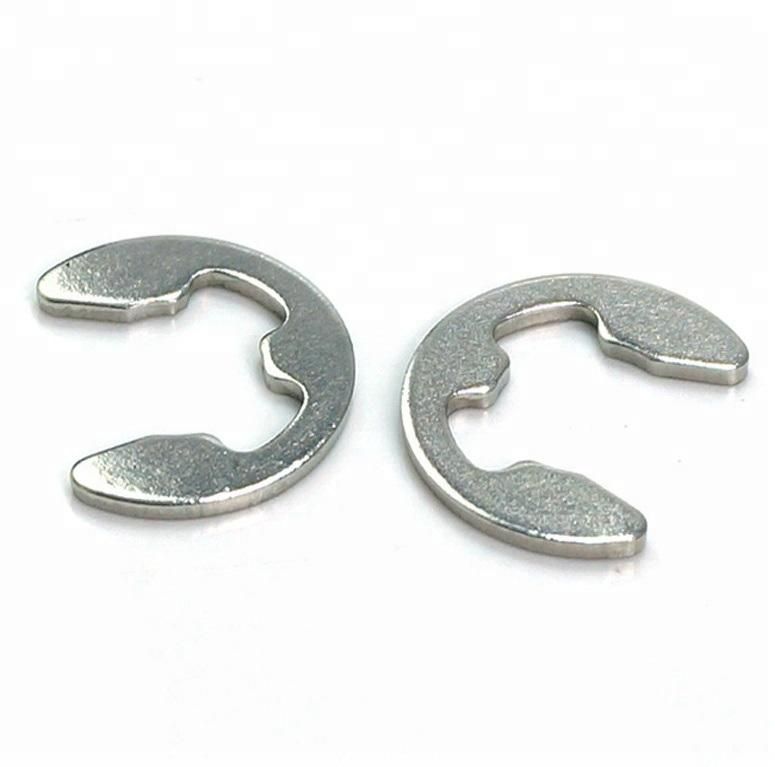 Retaining Ring SS304 SS316 E Type Retaining Ring DIN6799 GB 896 Lock Rings for Shafts Black Split Ring Circlips Washer E Type Lock Washers