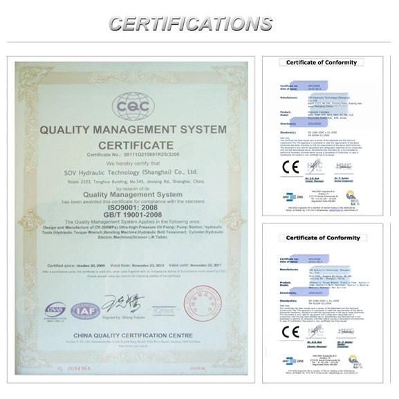 CE Certificate Hydraulic Flange Tightening Tool