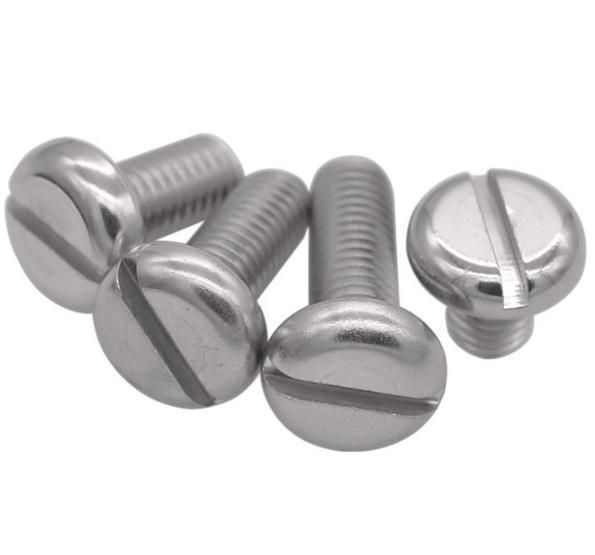 Screw Manufacturers Round Head Slotted Screws Flat Head Machine Screws for Electronics Industry