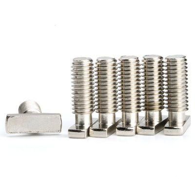 Customized Stainless Steel Square Half Thread Machine Special Head Screw