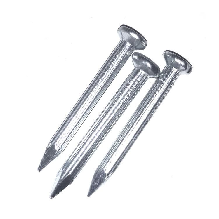Tianjin Factory Direct Wholesale Hot Sale Electro Galvanized Concrete Nails for Building Construction