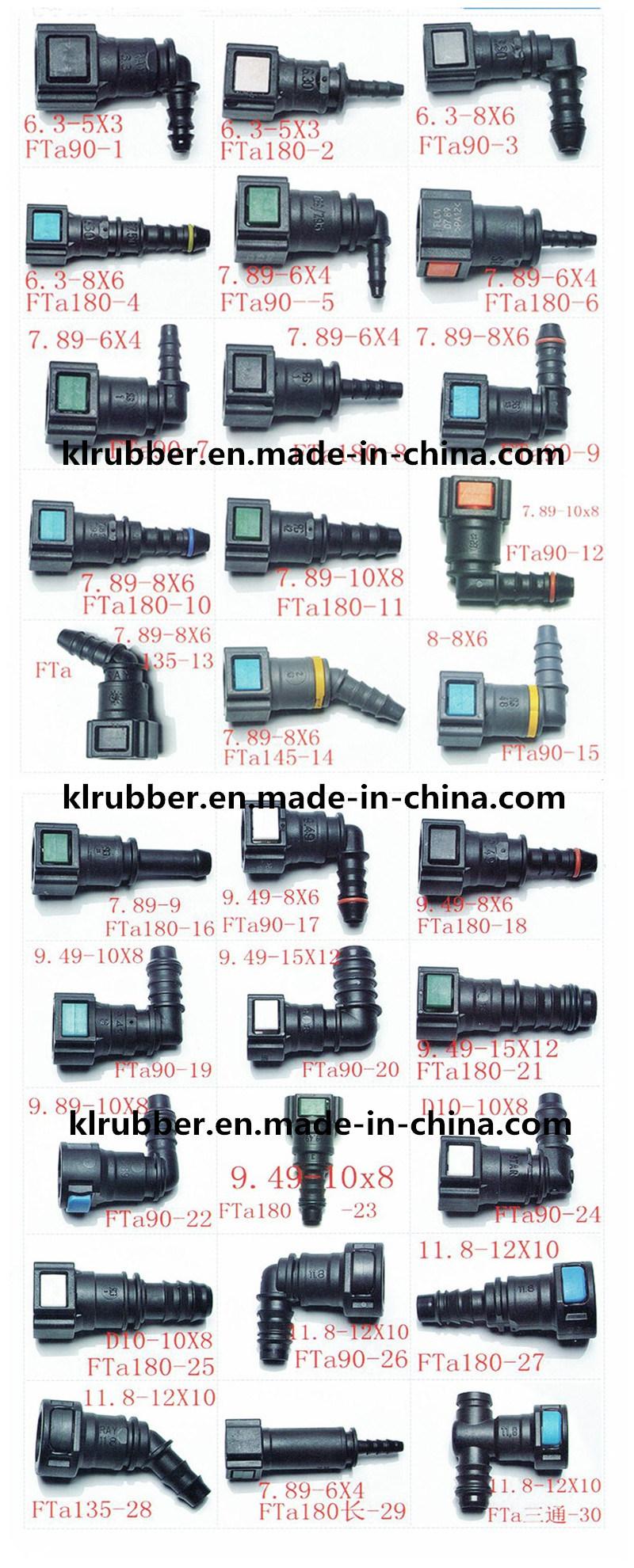 Automobile SAE 6.30 Quick Connector Nylon Fuel Line Assembly for Cars