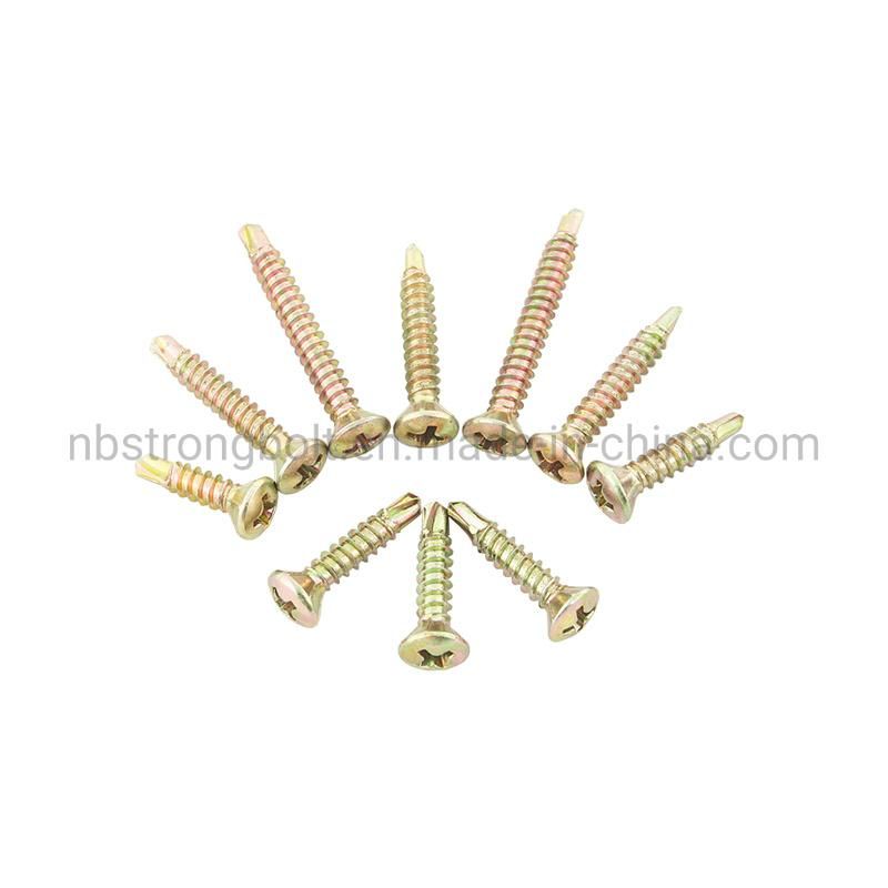 Pan Farming Head Serrated Self Drilling Screw with Zinc Plated Manufacturer &Factory