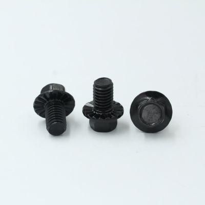 Custom Black Hex Washer Head Oxide Screw