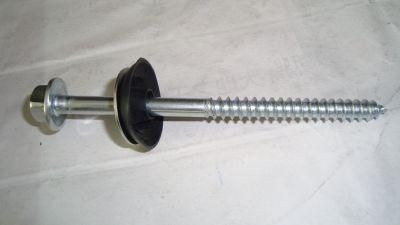 Hex Flange Wood Screw with Washer Tapping Screw Carbon Steel Hexagon Flange