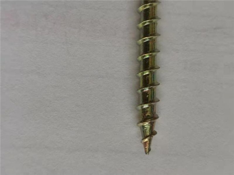 Stainless Steel Carbon Steel Square Drive Flat Head T17 Chipboard Screws