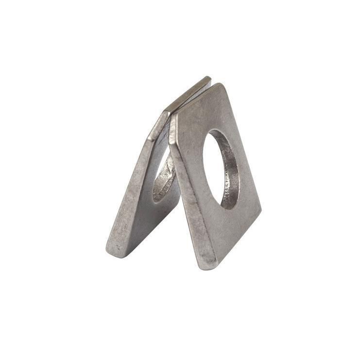 OEM M4 M6 A2 A4 Stainless Steel Square Taper Washer DIN434