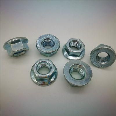 High Quality Carbon Steel Hex Flange Nuts DIN6923