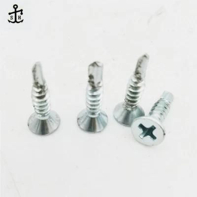 Cross Recessed Countersunk Head Drilling Screws with Tapping Screw Thread Made in China