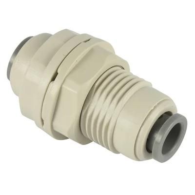 Xhnotion Pneumaric 1/4&prime; &prime; Tube Od Bulkhead Union Water Filter Fitting