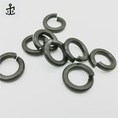 Carbon Steel Spare Parts Black Spring Lock Washers Made in China