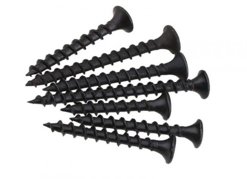 Made in China Fastener Bugle Head Carbon Steel Black Phosphated Coarse Thread Gypsum Board Nail/Drywall Screw