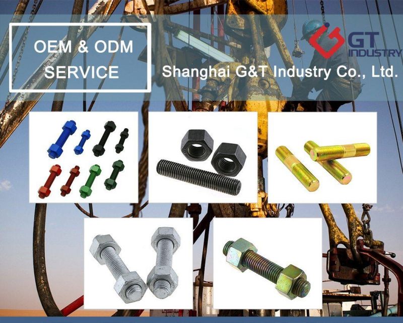 High Strength Steel Thread Bar ASTM A193 B7 A194 2h Threaded Rod