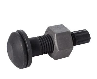 Black - En14399-10 - Tension Control Bolt- Carbon Steel - Nl10 Weathering Steel - Grade 10.9 - M36