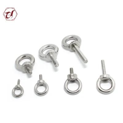 304 Stainless Steel Eyebolt A2-70 A2 Live Bolt/DIN580 Eye Bolt/DIN444 Eye Bolt