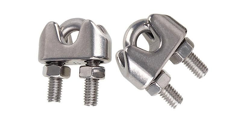Hot Sale Stainless Steel U. S Type Galv Malleable Wire Rope Clips for Riggings