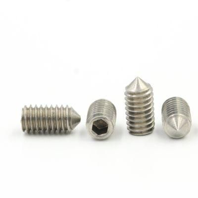 High Quality Cup Point DIN 913 Black Carbon Steel Screws Phillips Grub Small Hex Socket Set Screw