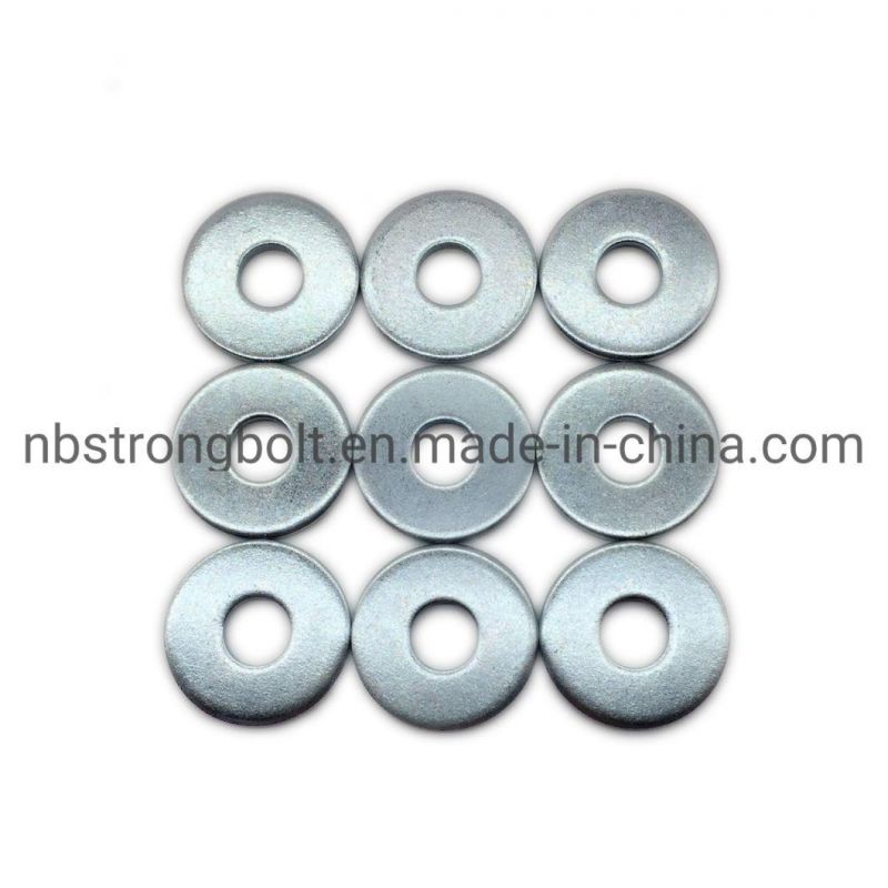 DIN9021 Larg Size Flat Washer with Zinc Plated Cr 3+