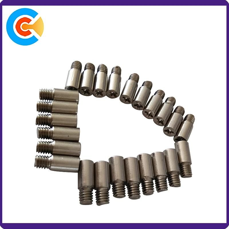 Stainless Steel M3 M4 M6 Slotted Headless Screw
