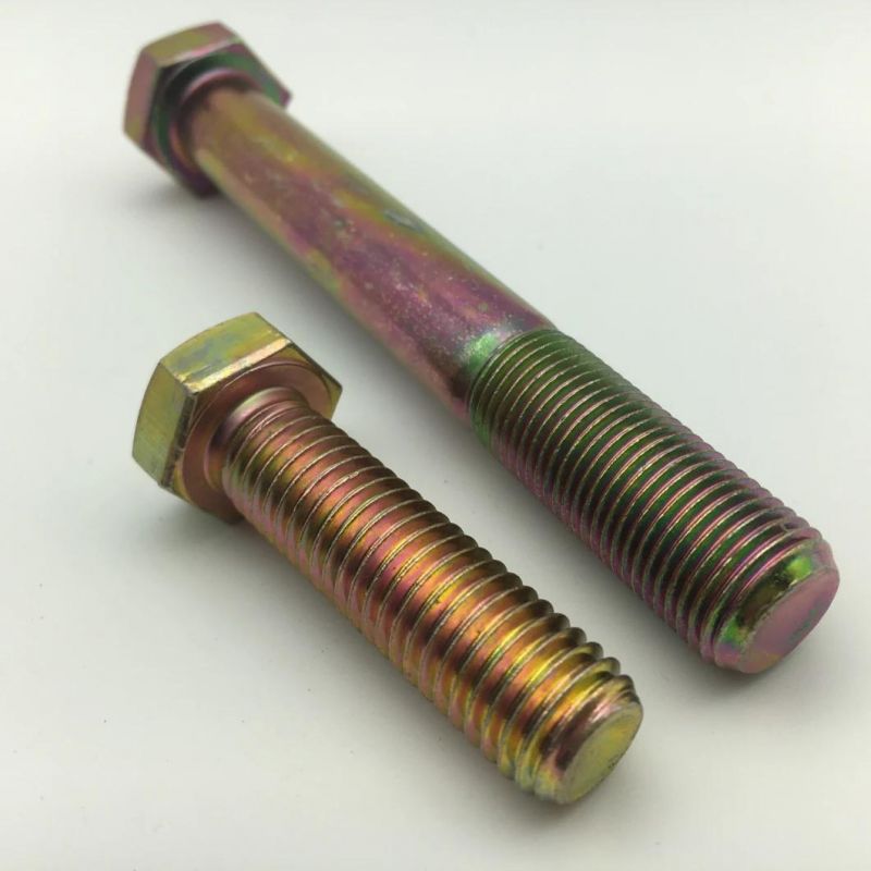Coarse Thread Fine Thread Hex Bolt Machine Screw