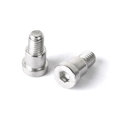 Custom Precision Shoulder Bolts Hexagon Socket Slotted Half Thread Stud Bolts