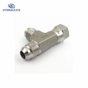 Hydraulic Fittings Mj-Fjs-Mj Tee 6602 Series