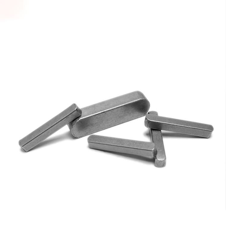 DIN6885A Stainless Steel Parallel Keys DIN 6885 Shaft Keys Round Ended Key