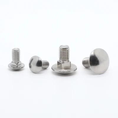 Stainless Steel SS304/316 (A2/A4) Round Head Square Neck Carriage Bolts